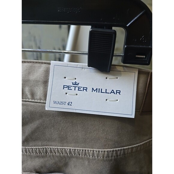 New Peter Millar Pants Mens 42x34 Blue Ultimate Sateen 5 Pocket Pant ME0B39 $158 - Picture 9 of 11